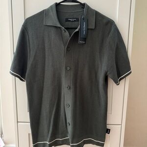 Men’s Knit Button Up